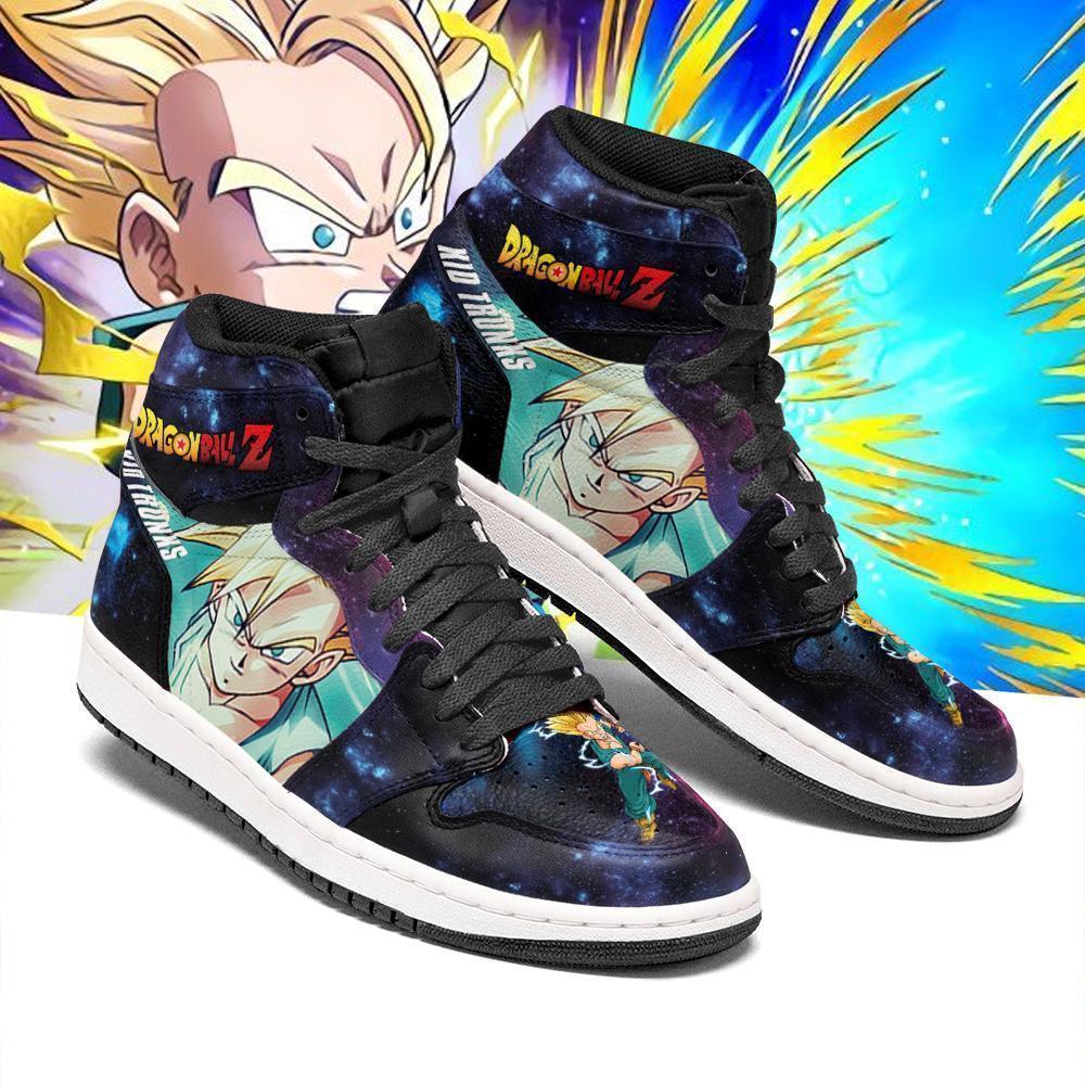 Kid Trunks Jordan Sneakers Galaxy Dragon Ball Z Custom Anime Shoes Fan TLM2710