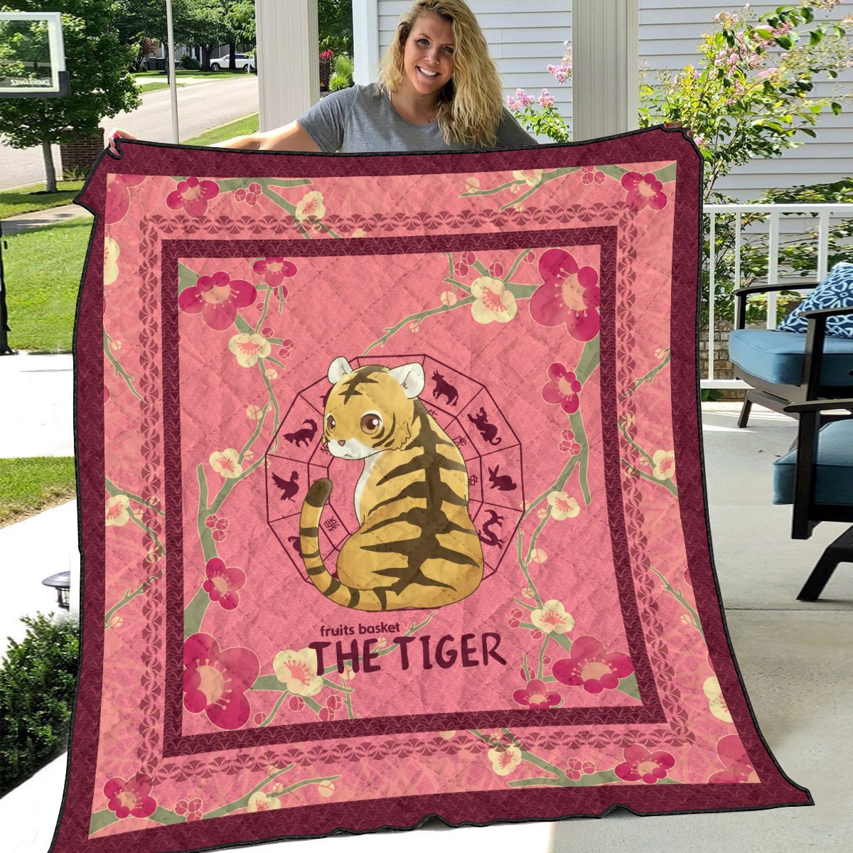 kisa the tiger quilt blanket 982144 - Otaku Treat