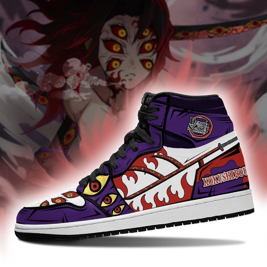 kokushibou jordan sneakers costume demon slayer anime shoes mn04 gearanime 3 - Otaku Treat