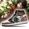 Levi Ackerman Jordan Sneakers Attack On Titan-Anime Sneakers Custom Anime Shoes TLM2710