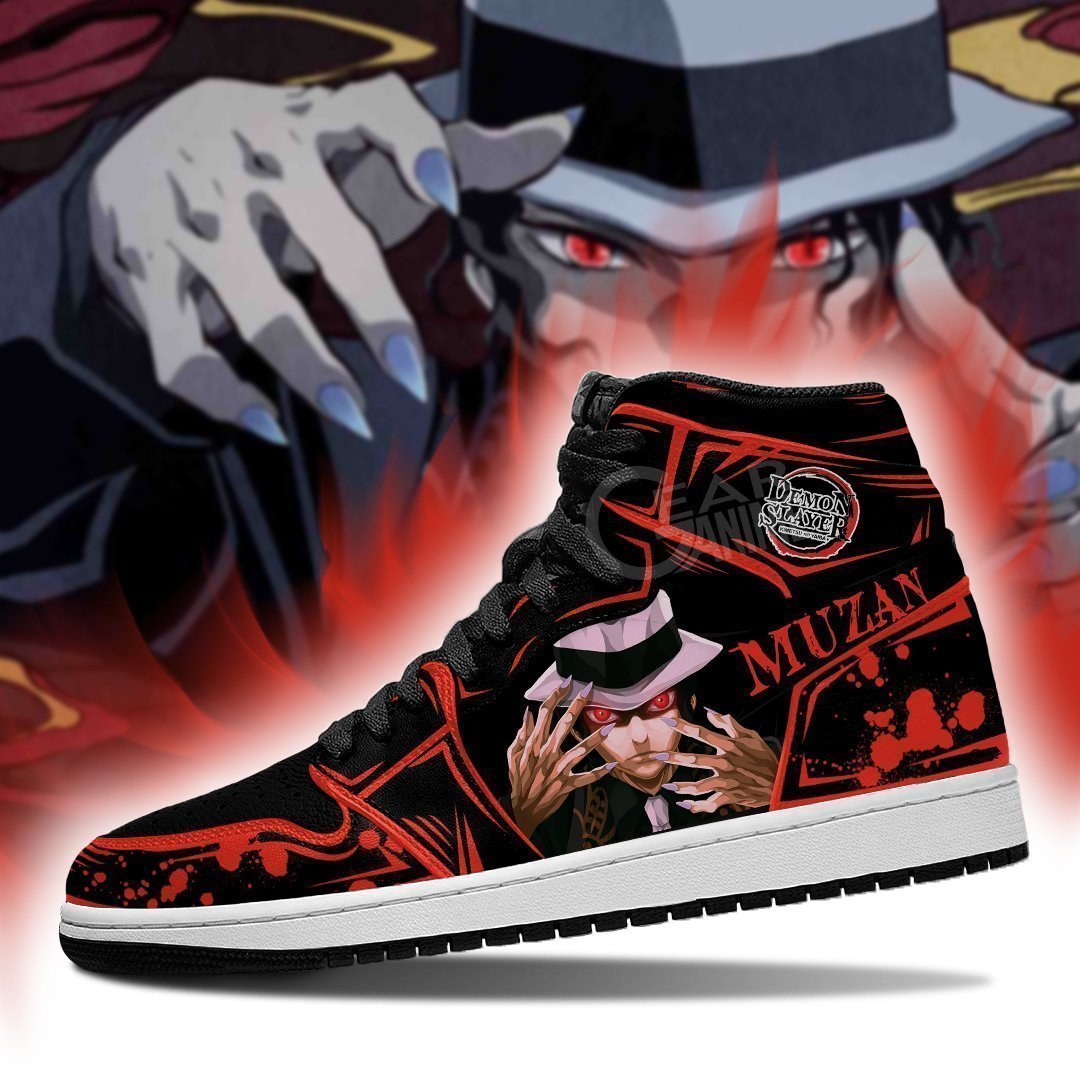 lord muzan shoes boots demon slayer anime jordan sneakers fan gift idea gearanime 3 - Otaku Treat