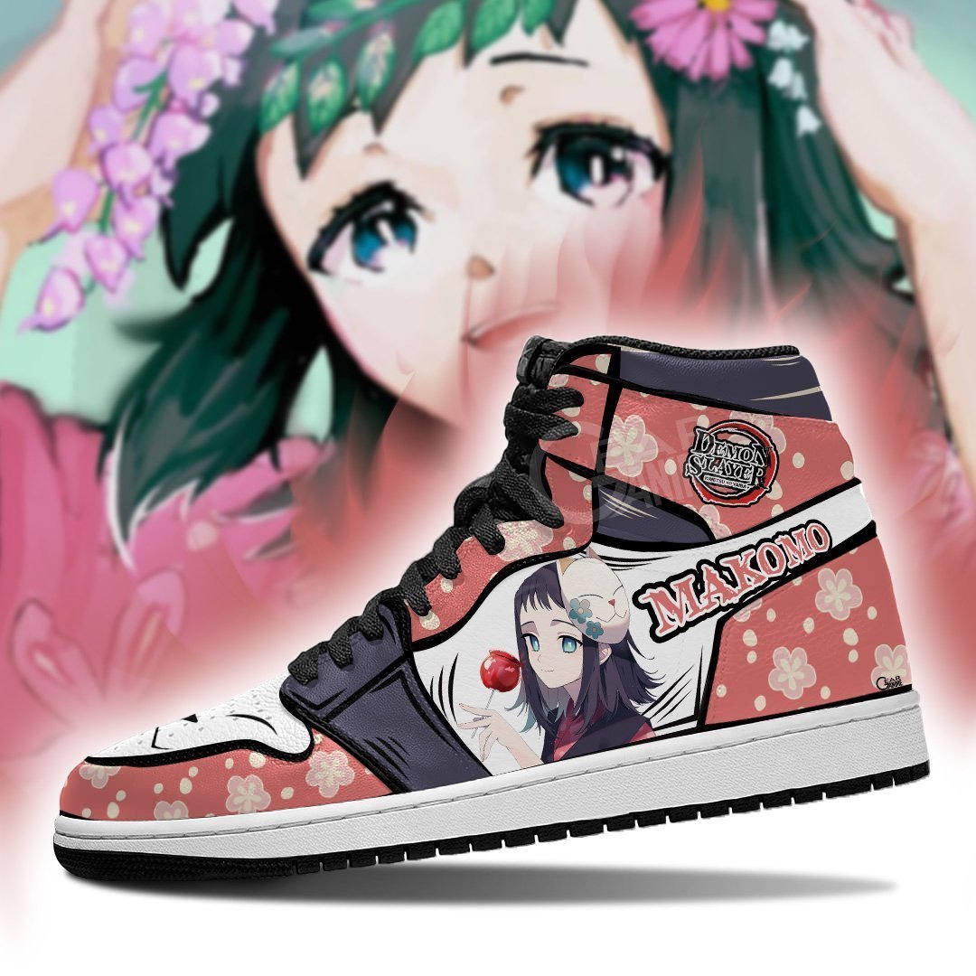 makomo shoes boots demon slayer anime jordan sneakers fan gift idea gearanime 3 - Otaku Treat