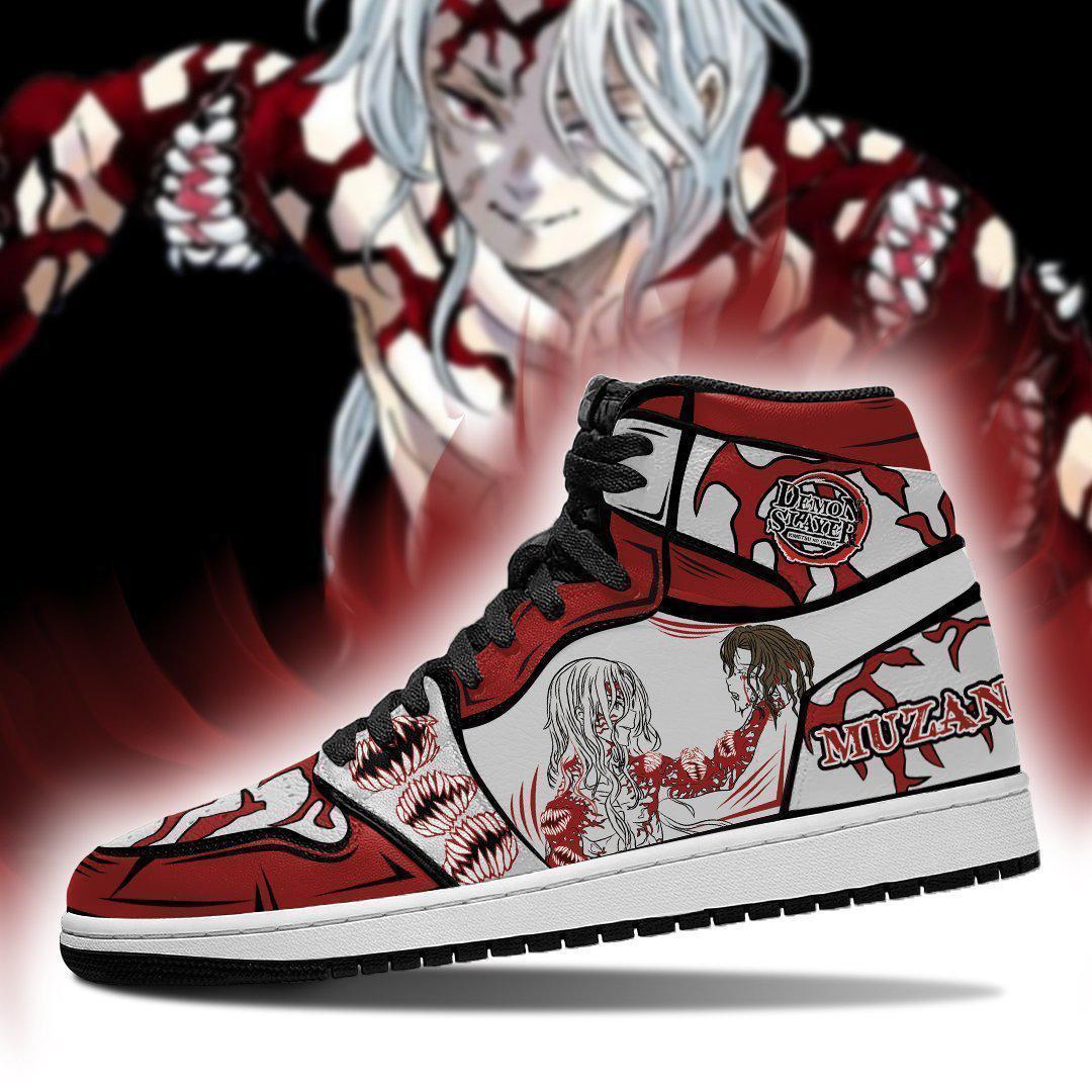 muzan kibutsuji jordan sneakers costume demon slayer anime shoes mn04 gearanime 3 - Otaku Treat