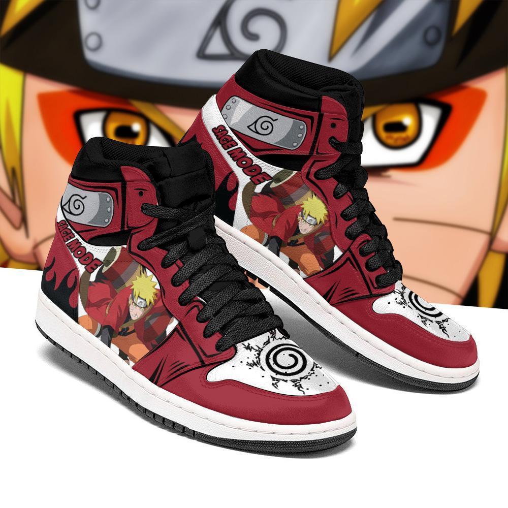 Naruto Sage Mode Shoes Costume Boots Naruto Anime Jordan Sneakers Custom Anime Shoes TLM2710