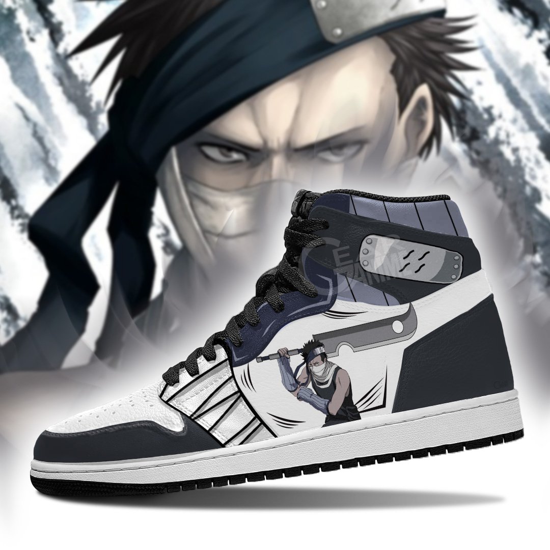 Naruto Zabuza Shoes Naruto Jordan Sneakers High Top Custom Anime Shoes TLM2710