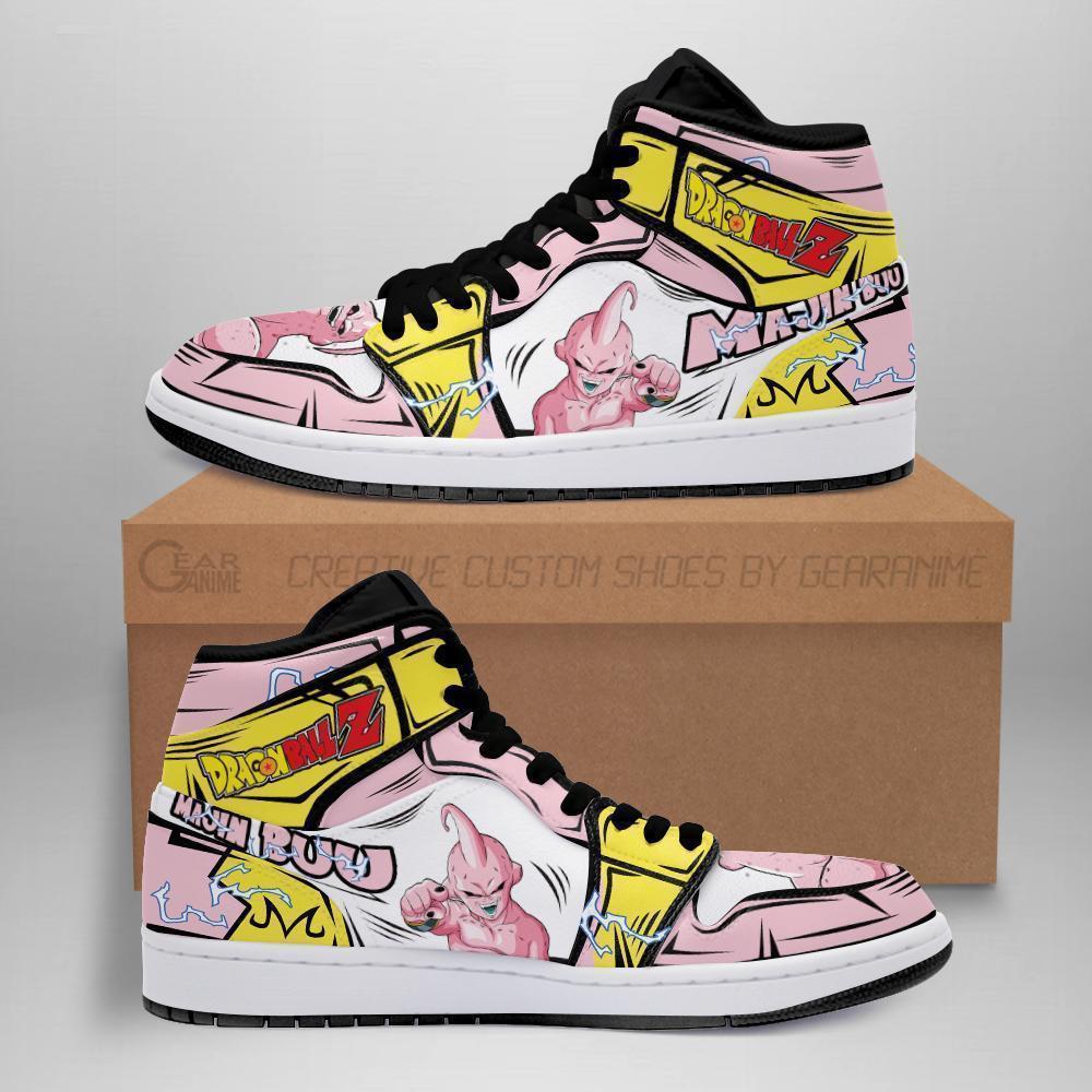 Skinny Majin Buu Shoes Boots Dragon Ball Z Anime Jordan Sneakers Fan Gift Custom Anime Shoes TLM2710