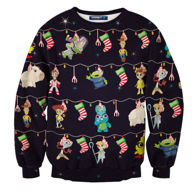 Toy Story Christmas Unisex Wool Sweater FDM0310 S Official Otaku Treat Merch