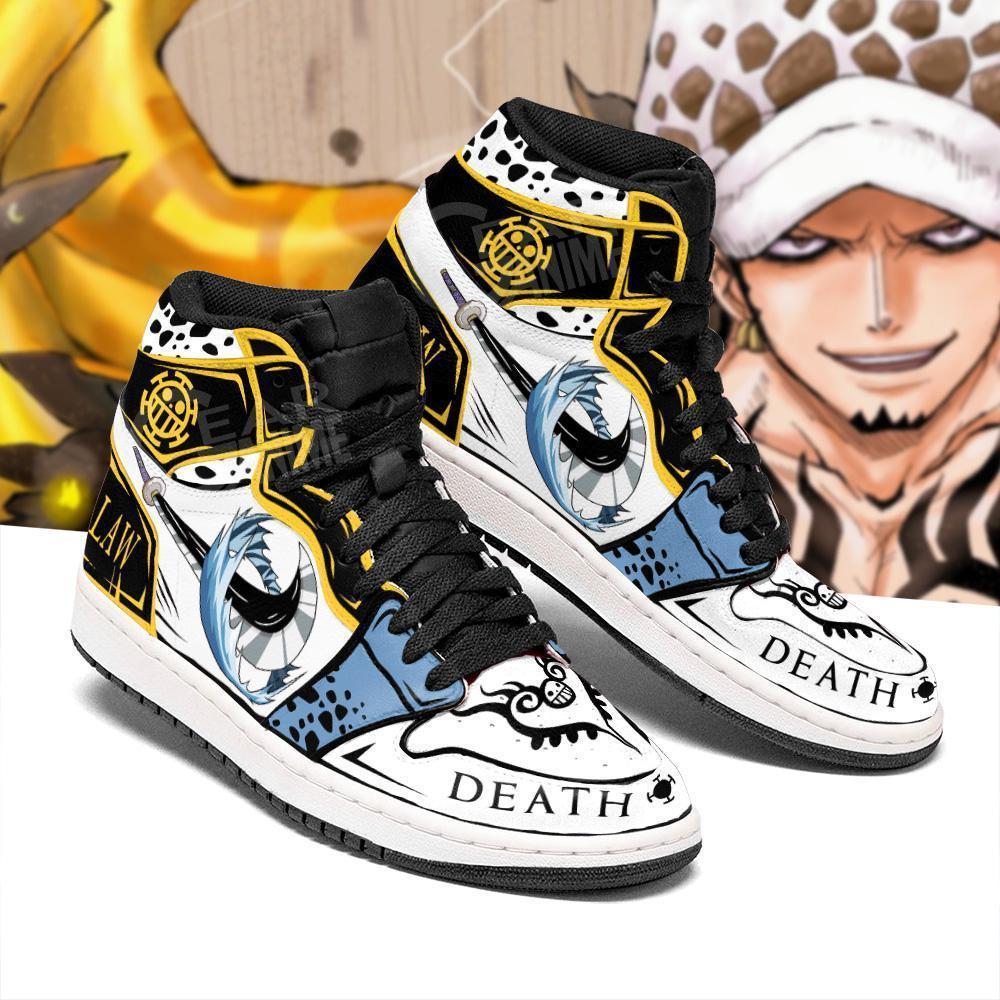 Trafalgar Law Jordan Sneakers Room Skill One Piece Custom Anime Shoes Fan TLM2710