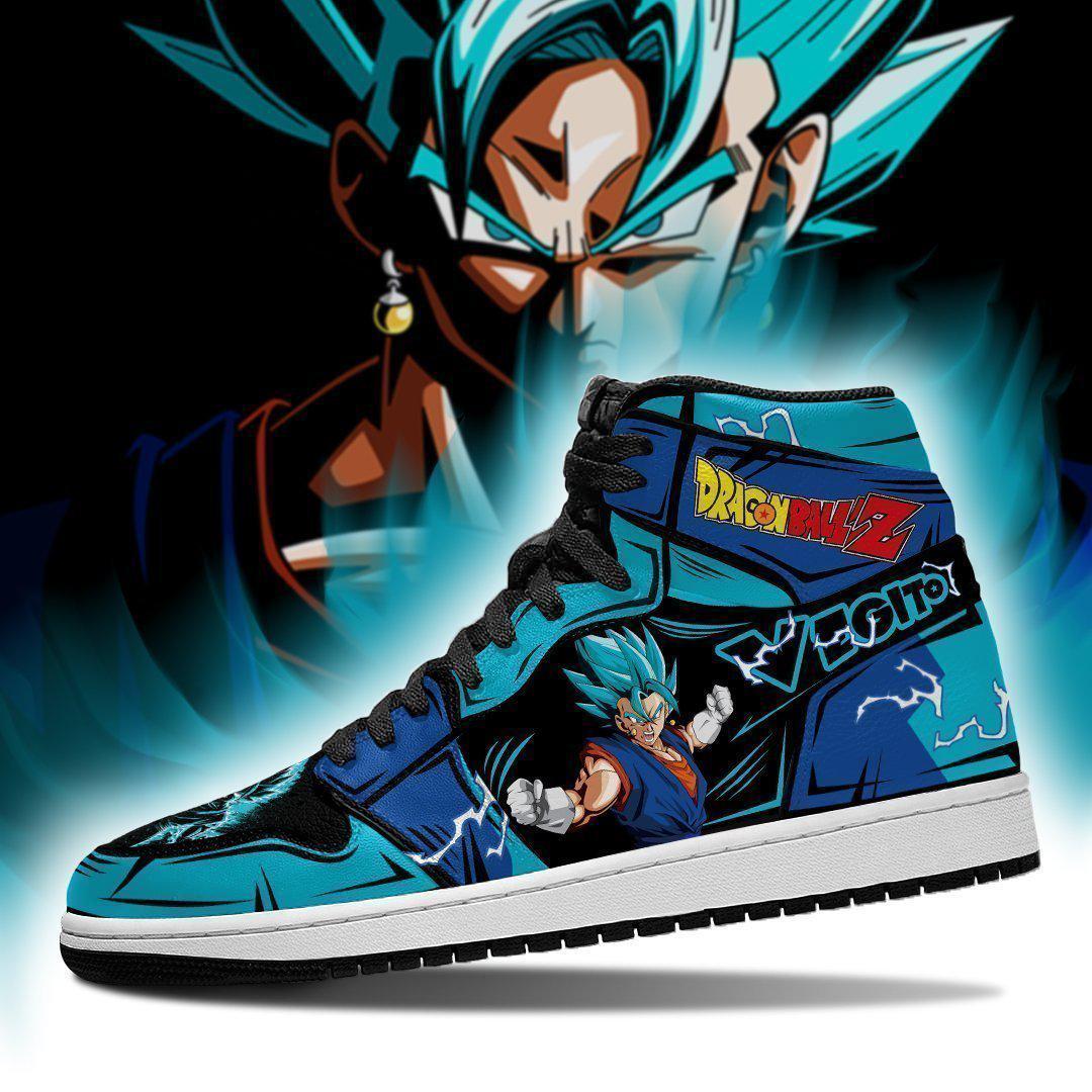 Vegito Blue Shoes Boots Dragon Ball Z Anime Jordan Sneakers Fan Gift Custom Anime Shoes TLM2710