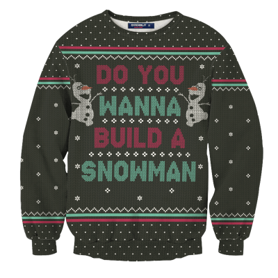 Wanna Build A Snowman Unisex Wool Sweater FDM0310 S Official Otaku Treat Merch