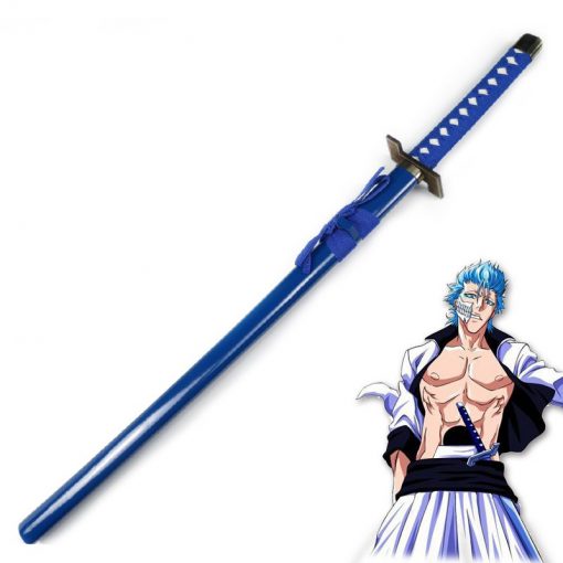 Funny 100cm Cosplay Anime Bleach weapon Grimmjow Jeagerjaques Pantera Zanpakutou Katana wooden Sword Costume party 510x510 1 - Otaku Treat