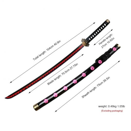 Hobbies collection One Piece Roronoa Zoro Katana Bamboo Blade Anime swords for Cosplay Kitetsu shisui Sword 3 510x510 1 - Otaku Treat
