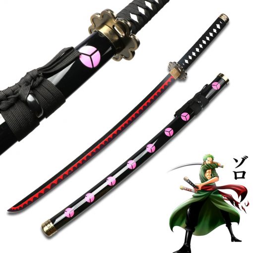 Hobbies collection One Piece Roronoa Zoro Katana Bamboo Blade Anime swords for Cosplay Kitetsu shisui Sword 510x510 1 - Otaku Treat