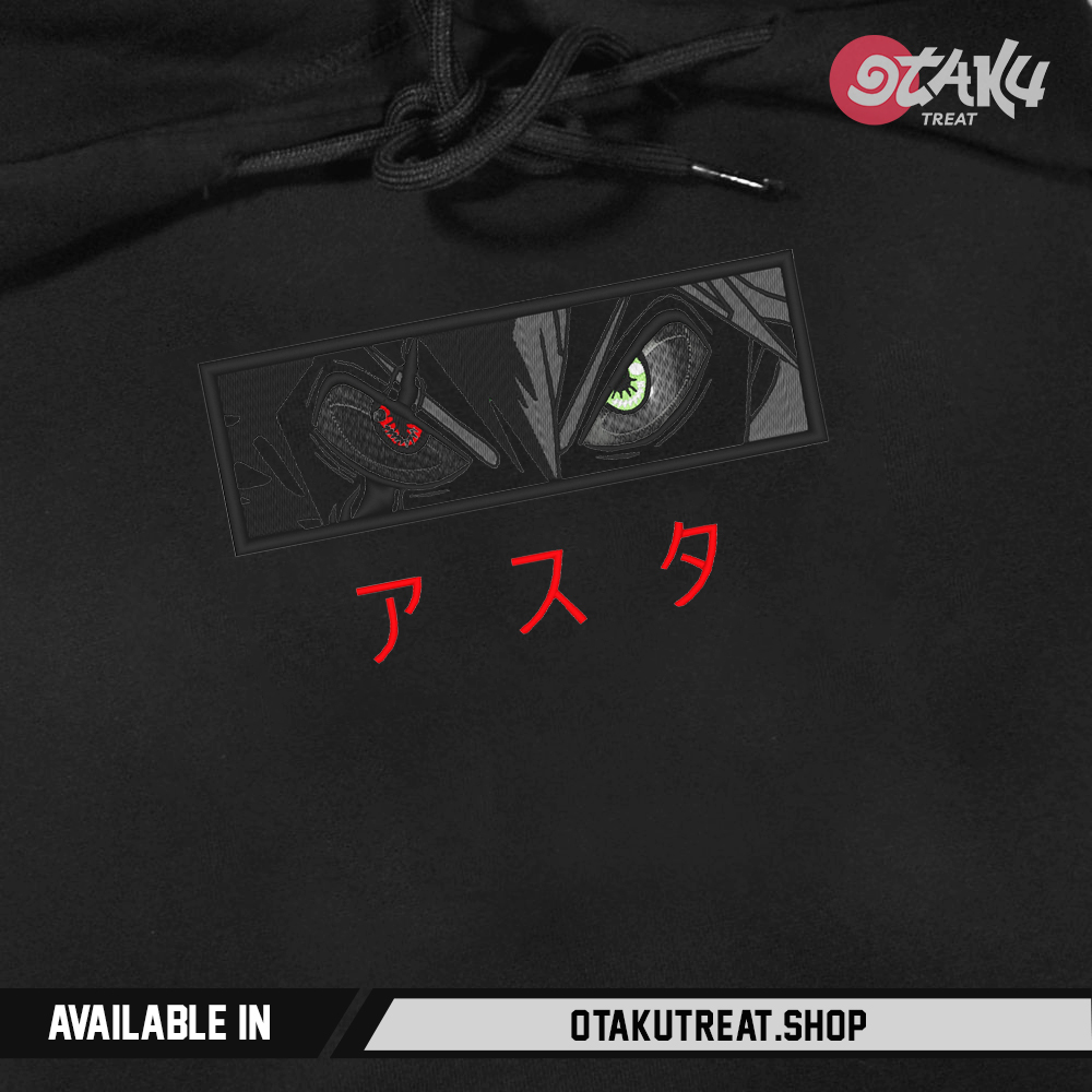 5 Leaf Demon Embroidered Hoodie