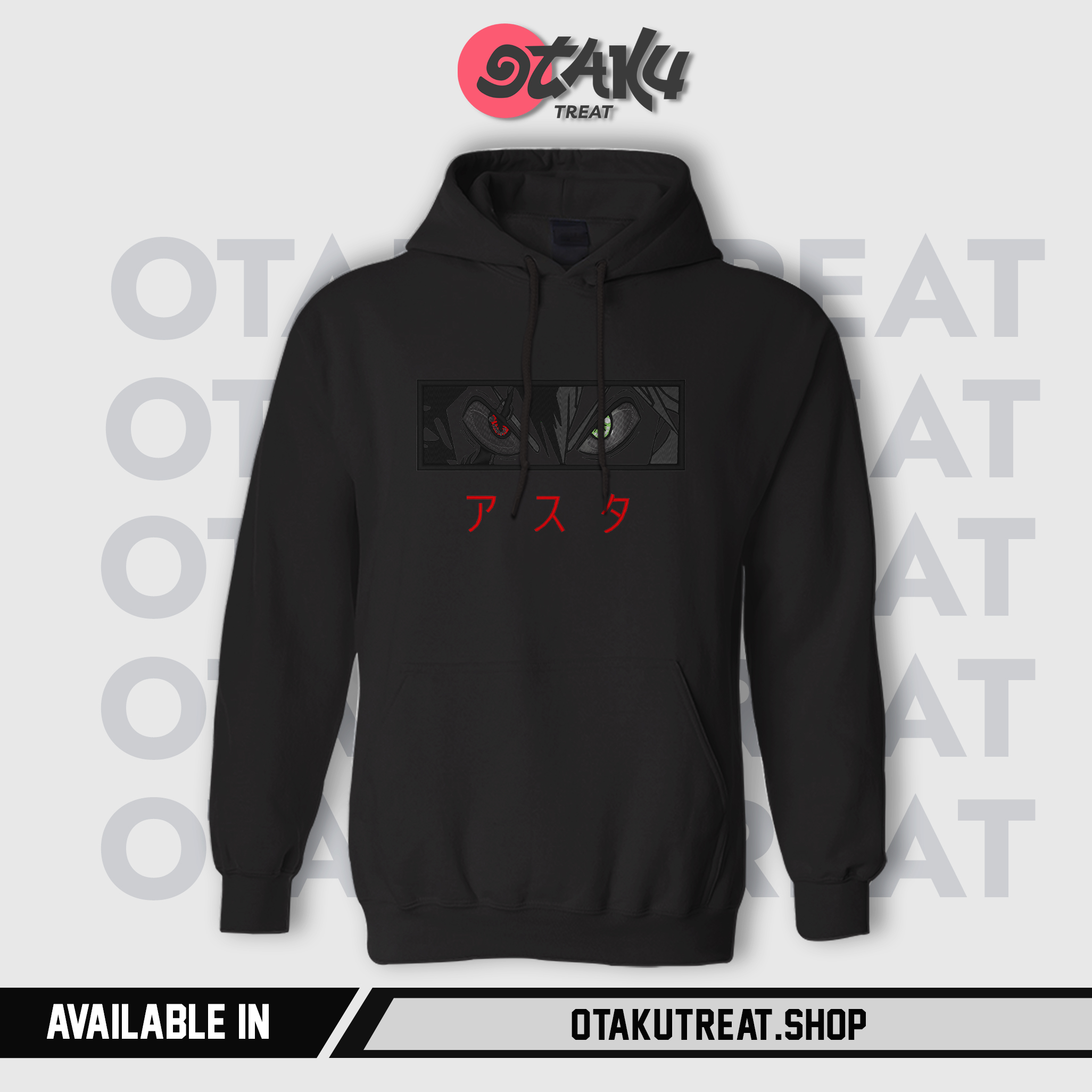 5 Leaf Demon Embroidered Hoodie