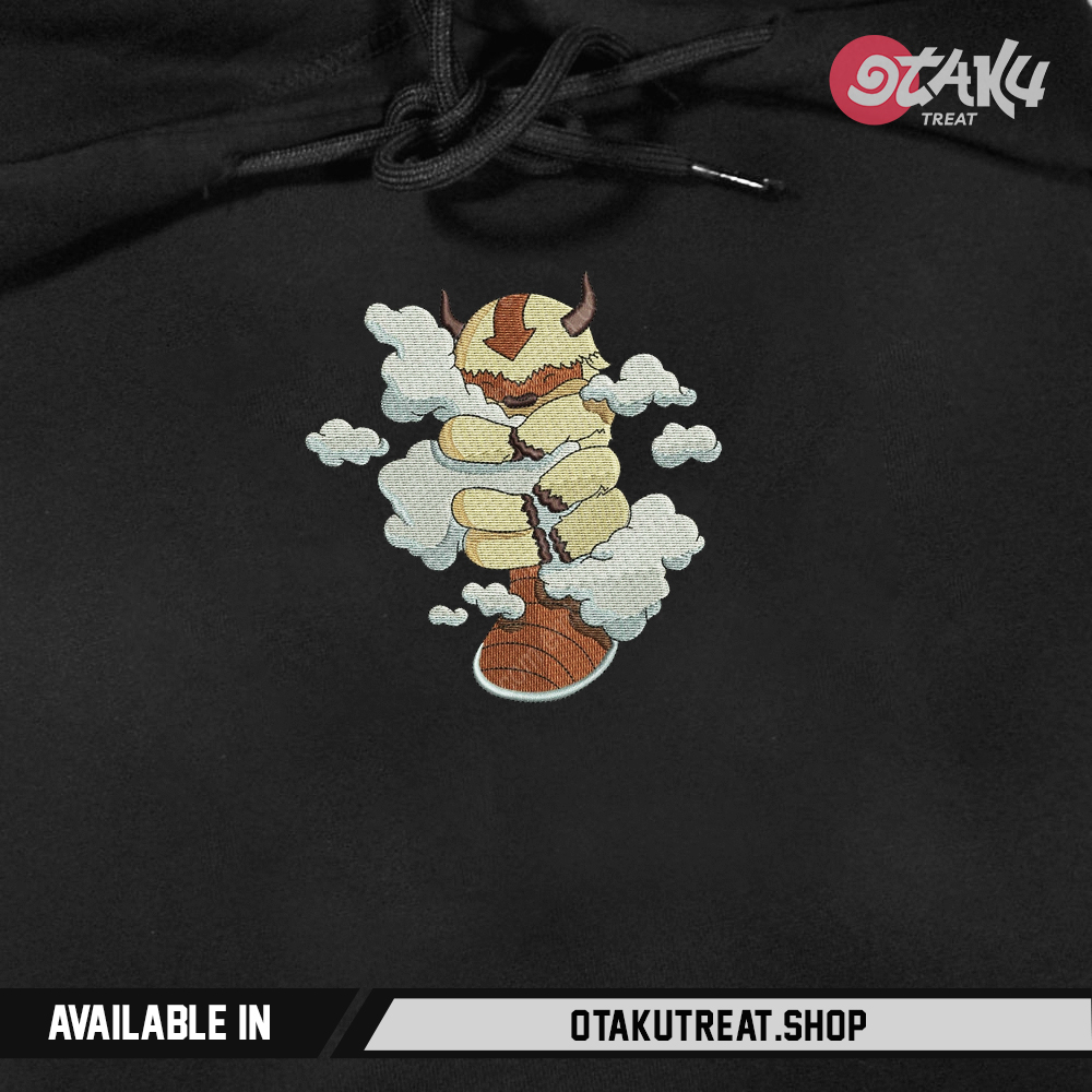 Appa Inspired Embroidered Hoodie