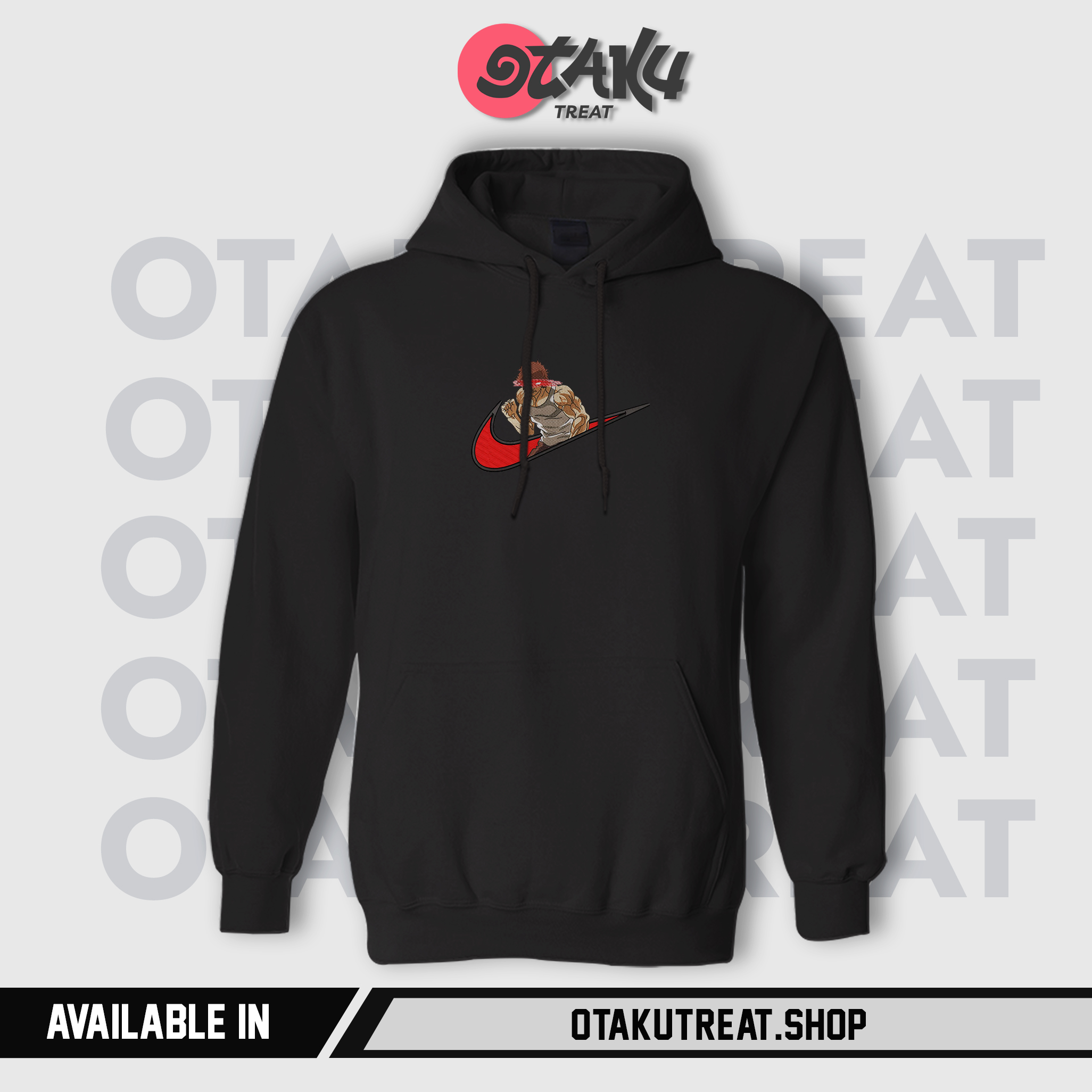 Brand x Baki Embroidered Hoodie
