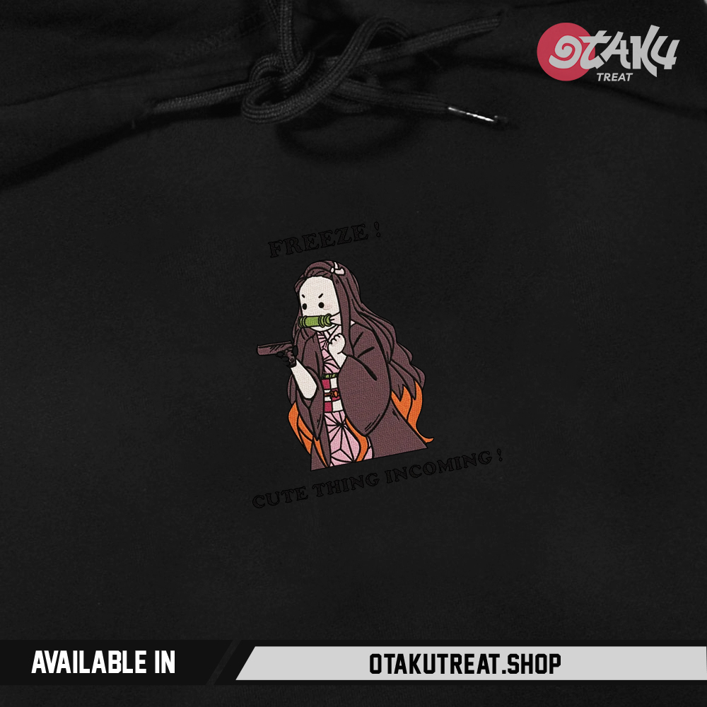 Cute thing incoming Embroidered Hoodie