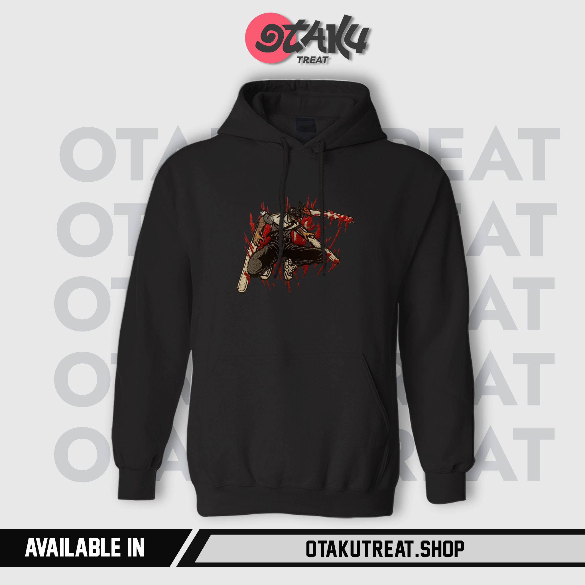 Denji Embroidered Hoodie