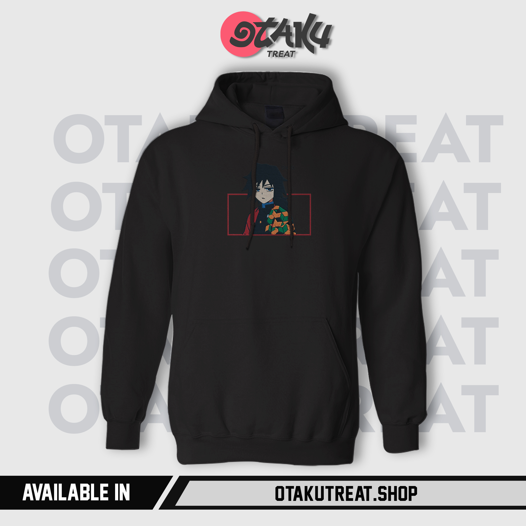 Giyu Box Embroidered Hoodie
