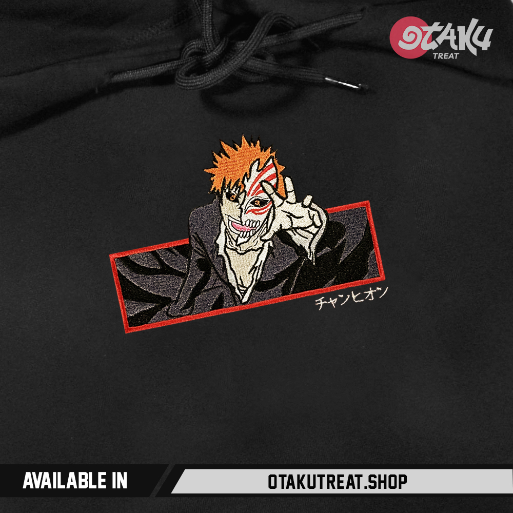 Hollowfied Ichigo Embroidered Hoodie