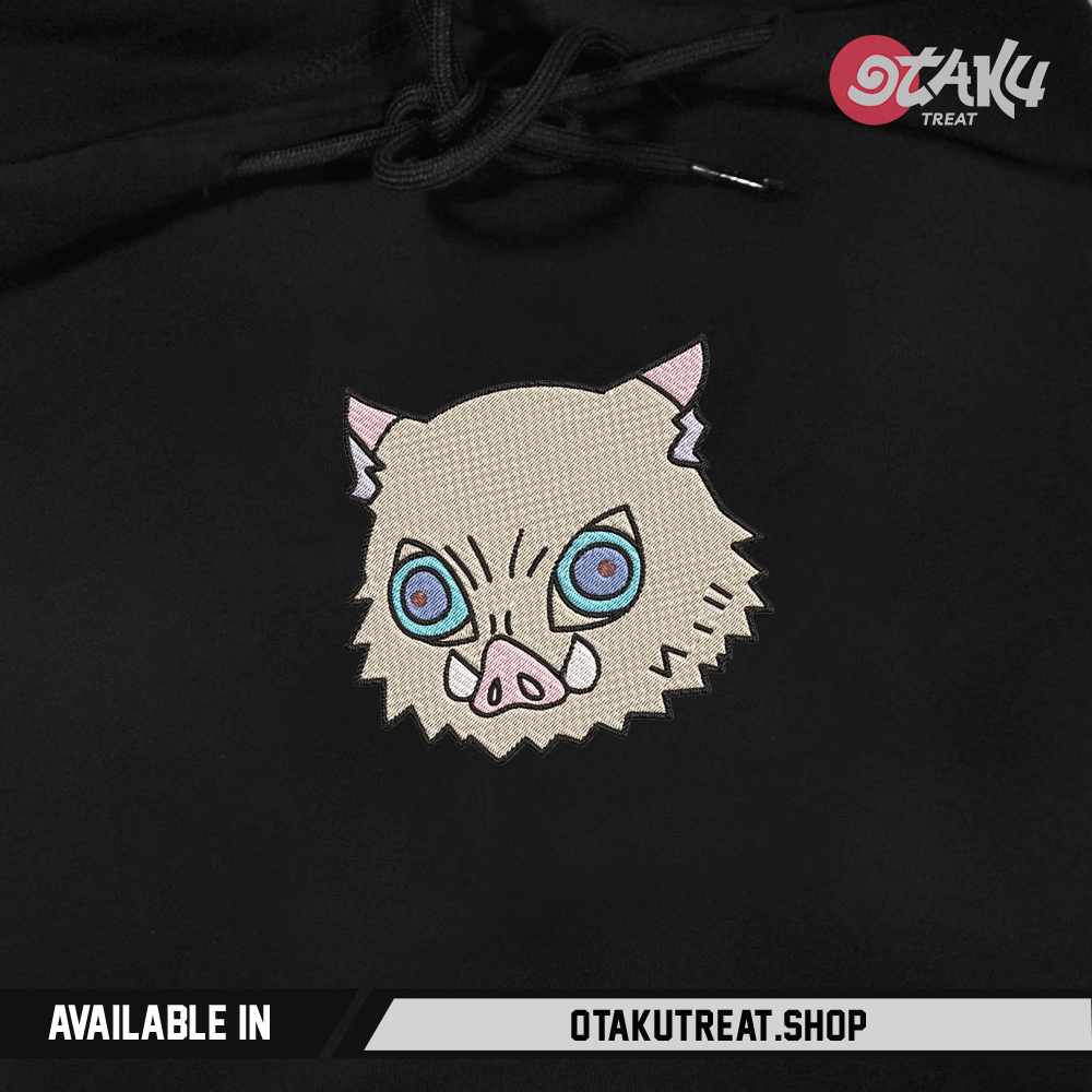 Inosuke Head Embroidered Hoodie