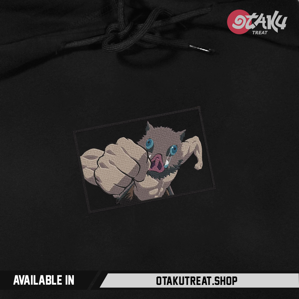 Inosuke Punch Box Embroidered Hoodie