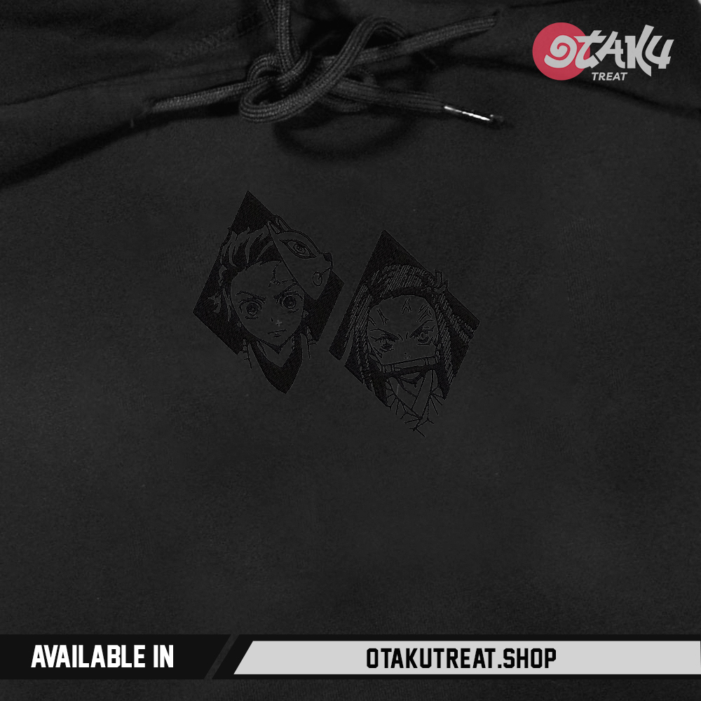 Kamando Siblings Minimal Embroidered Hoodie