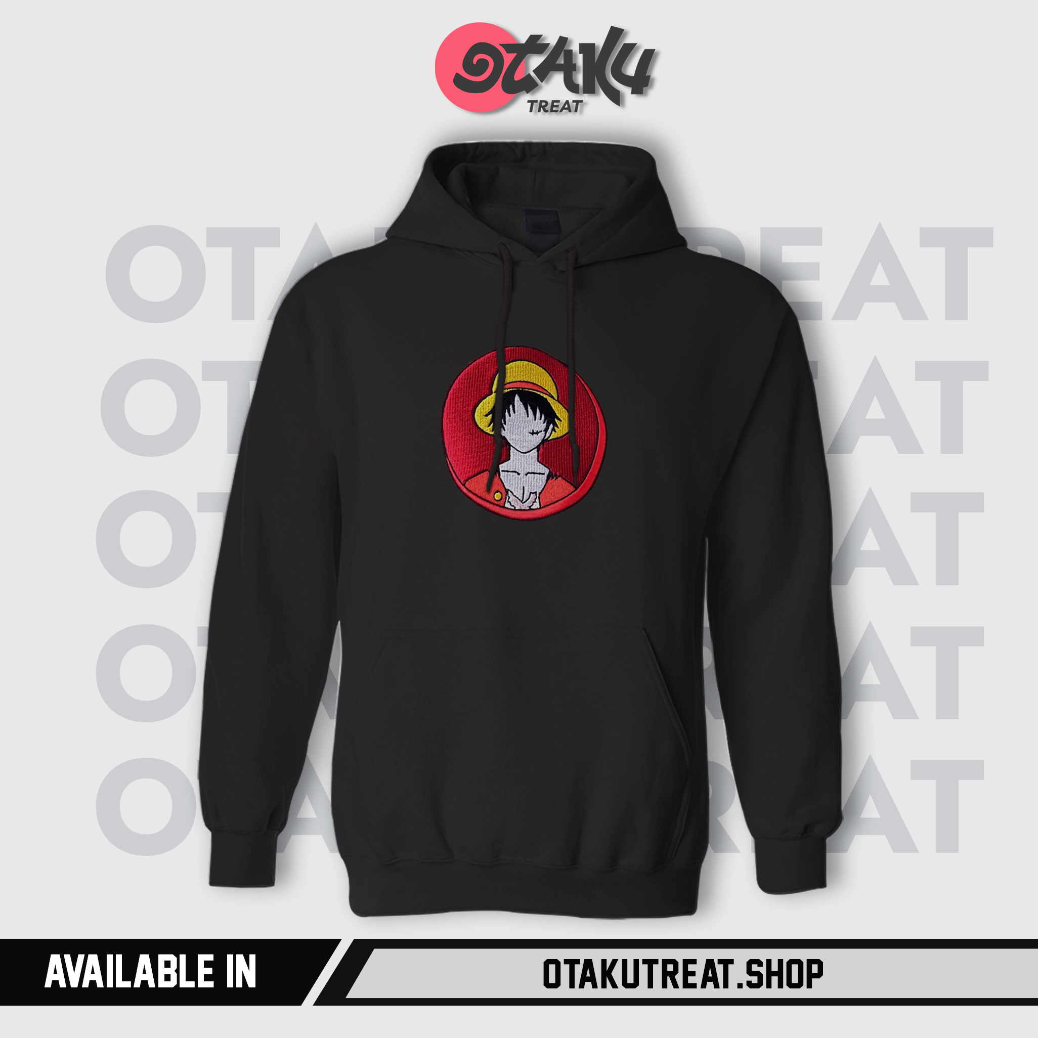 Luffy Captain Embroidered Hoodie