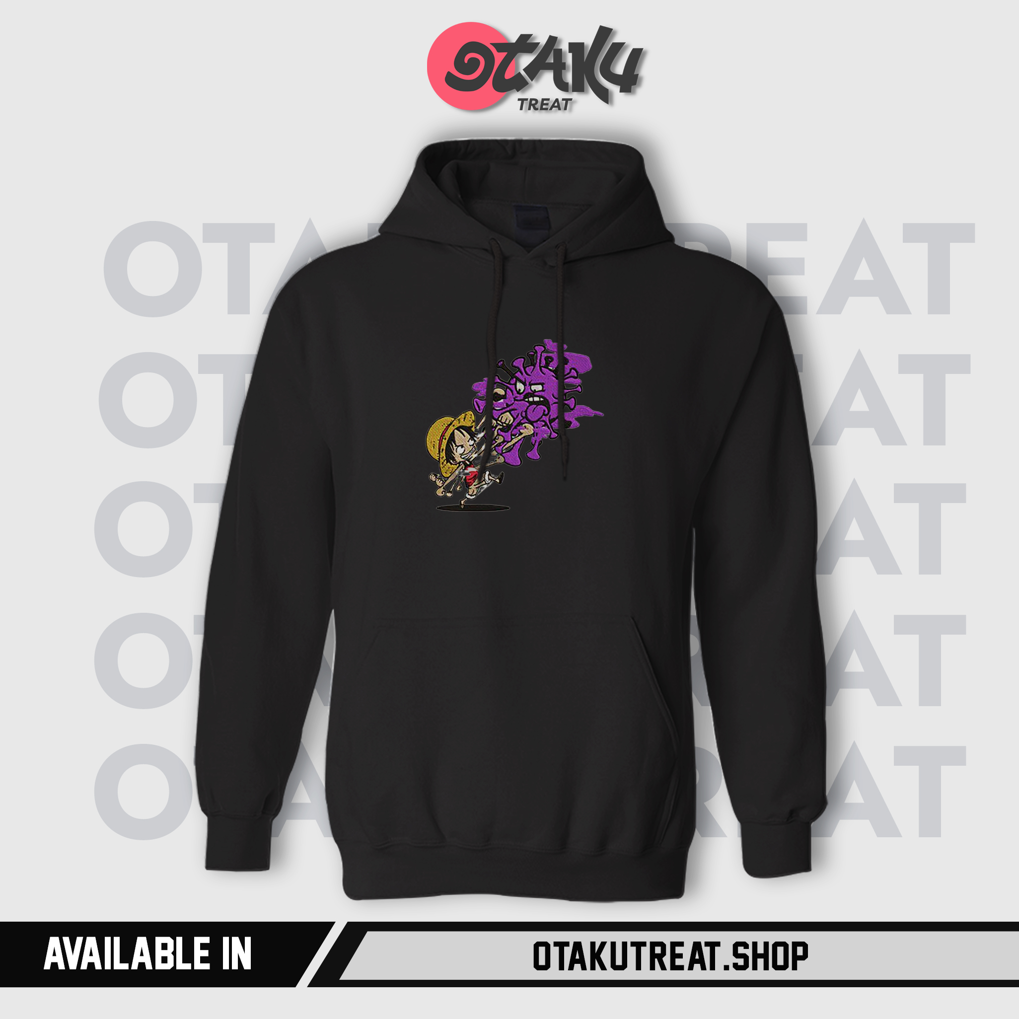 Luffy Embroidered Hoodie
