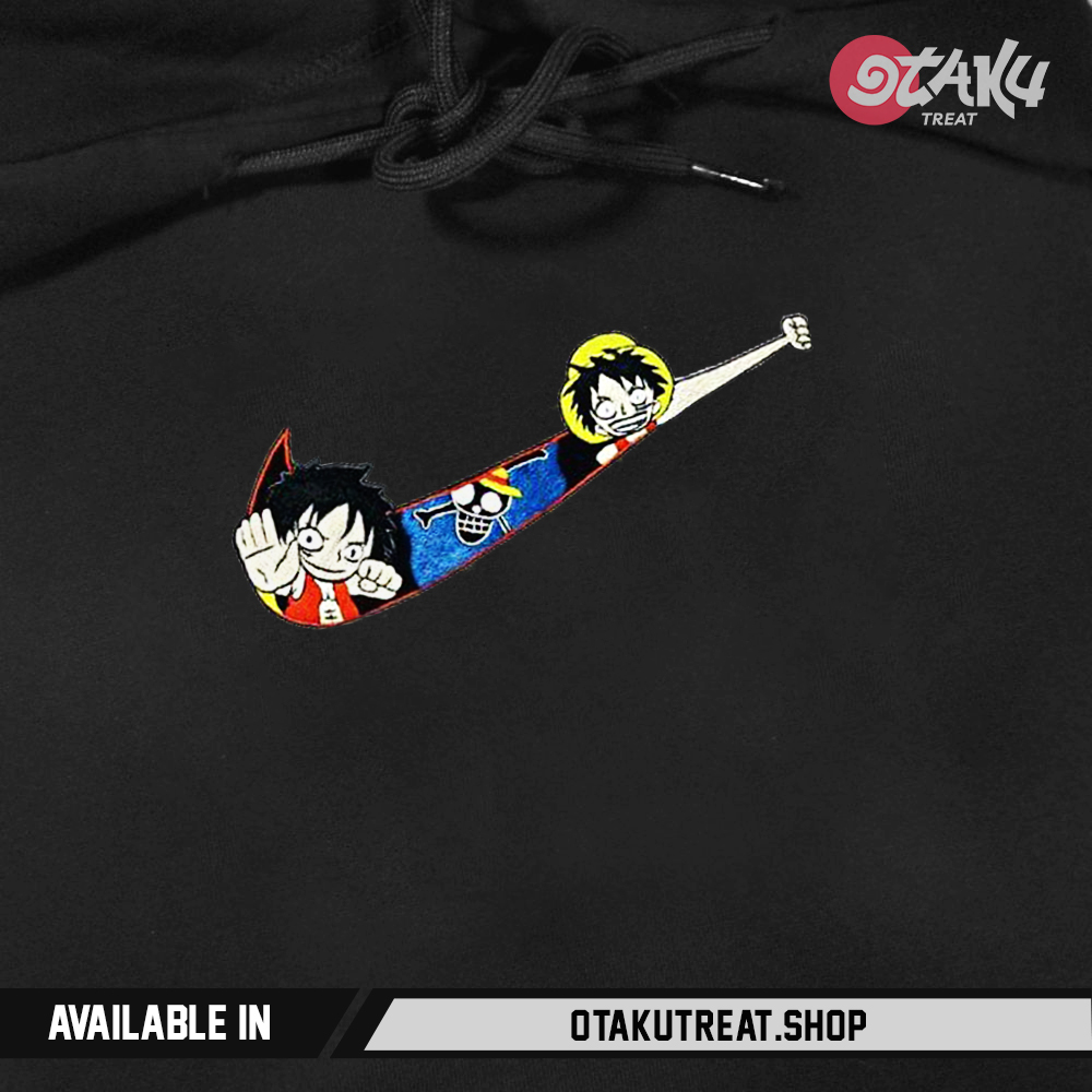 Luffy Pirate Embroidered Hoodie