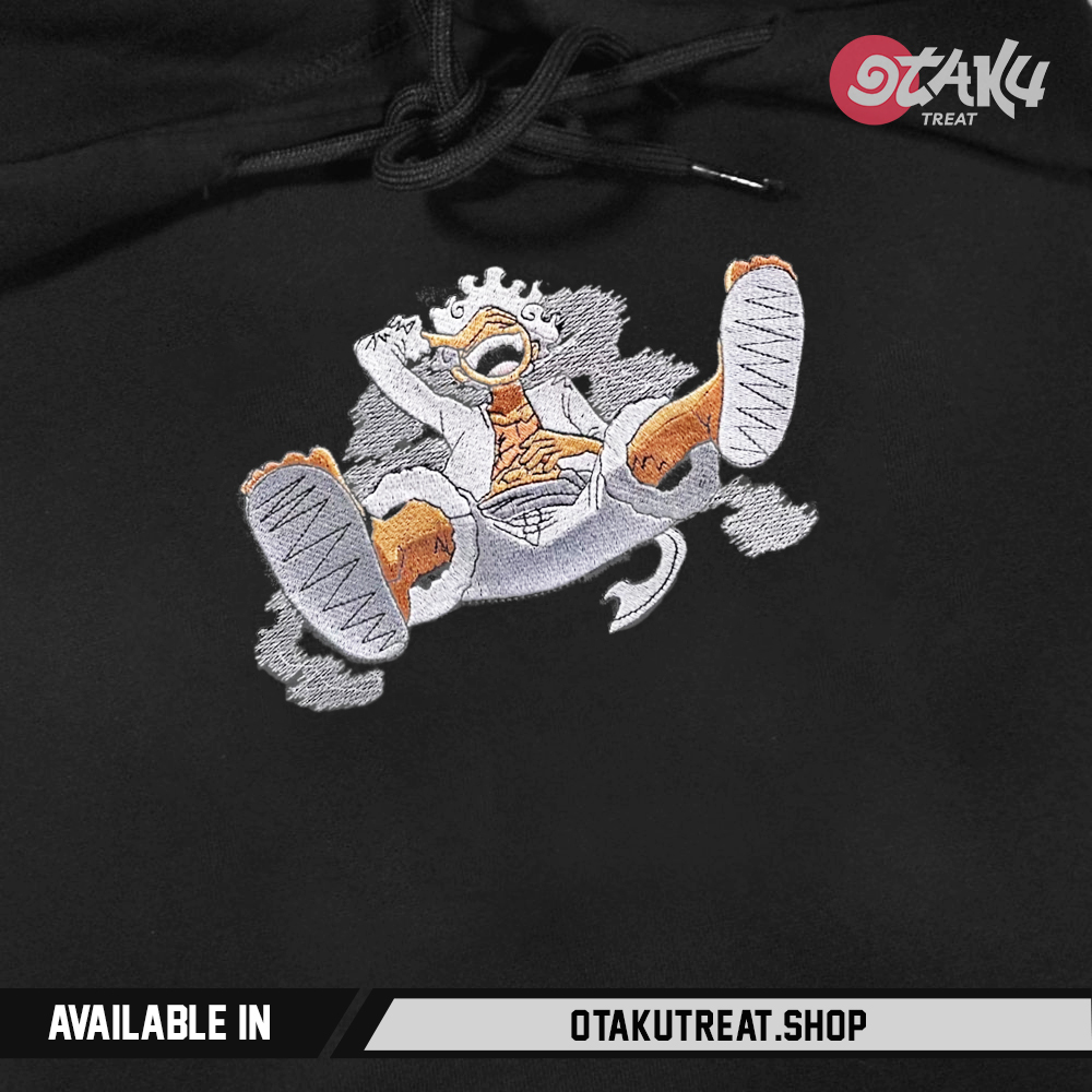 Luffy gear 5 Embroidered Hoodie