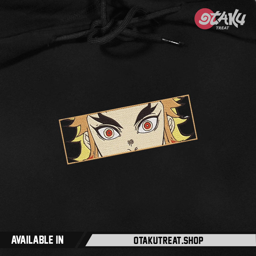 Rengoku Kyojuro Eyes Embroidered Hoodie