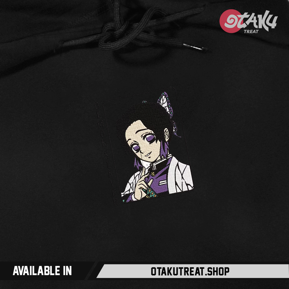 Shinobu Vertical Box Embroidered Hoodie