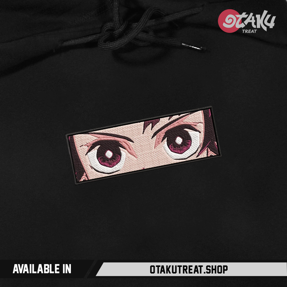 Tanjiro Eyes Embroidered Hoodie