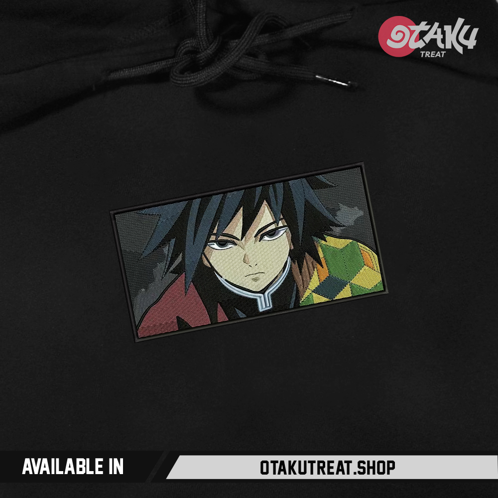 Tomioka Giyu Box Embroidered Hoodie