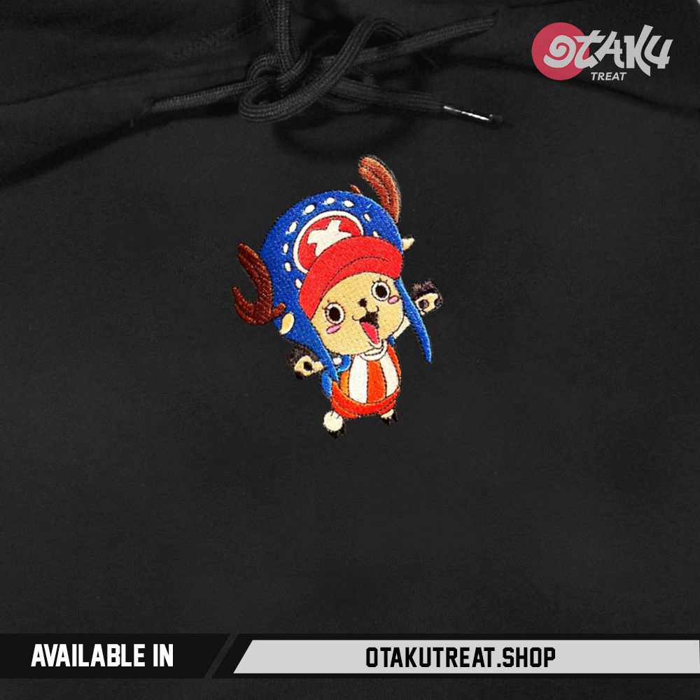 Tony Tony Chopper Cute Embroidered Hoodie