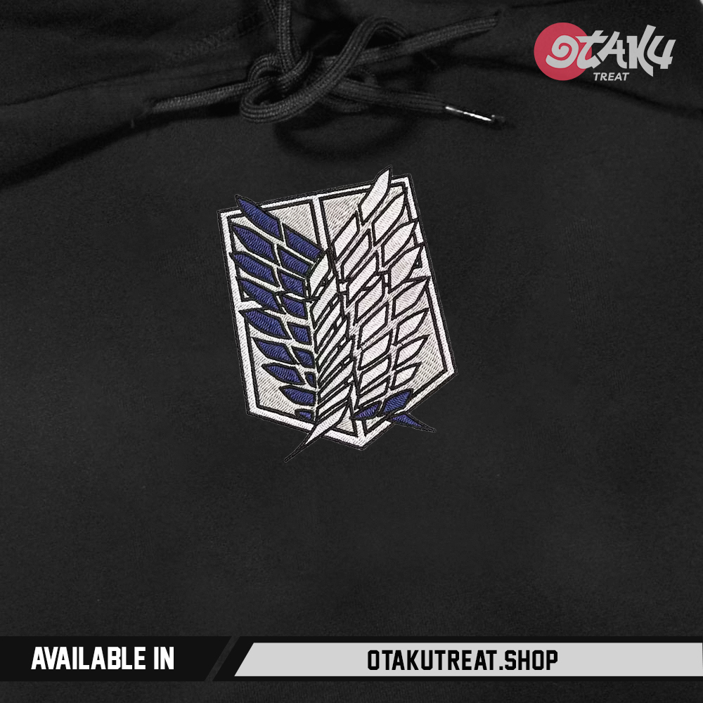Wings of Freedom Embroidered Hoodie