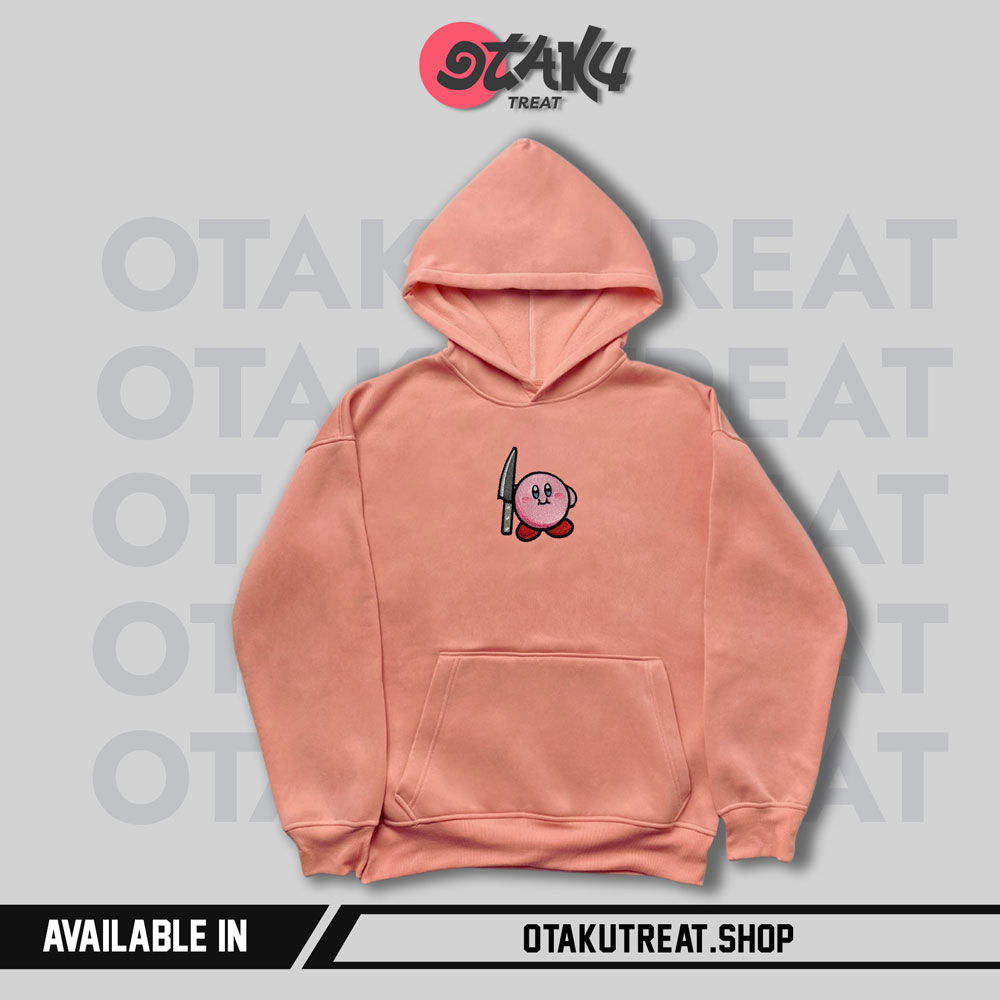 Kirby Cut you Embroidered Hoodie Sweatshirt 2