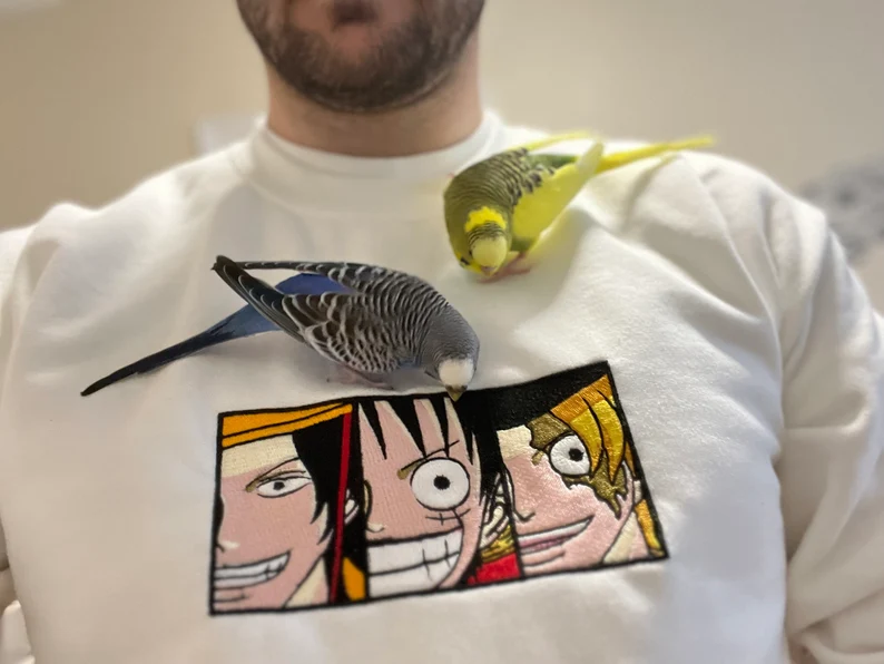 Donquixote Doflamingo Embroidered Hoodie / T-shirt photo review