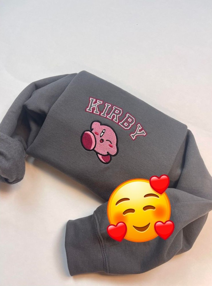 Kirby Cut You Embroidered Hoodie / Sweatshirt / T-shirt photo review