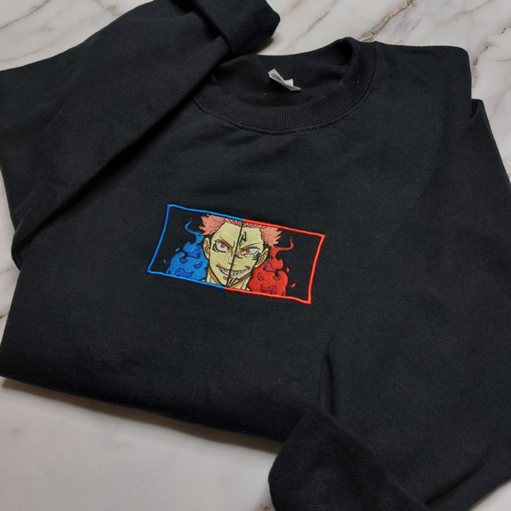 Itadori x Sukuna Embroidered Hoodie / T-shirt photo review