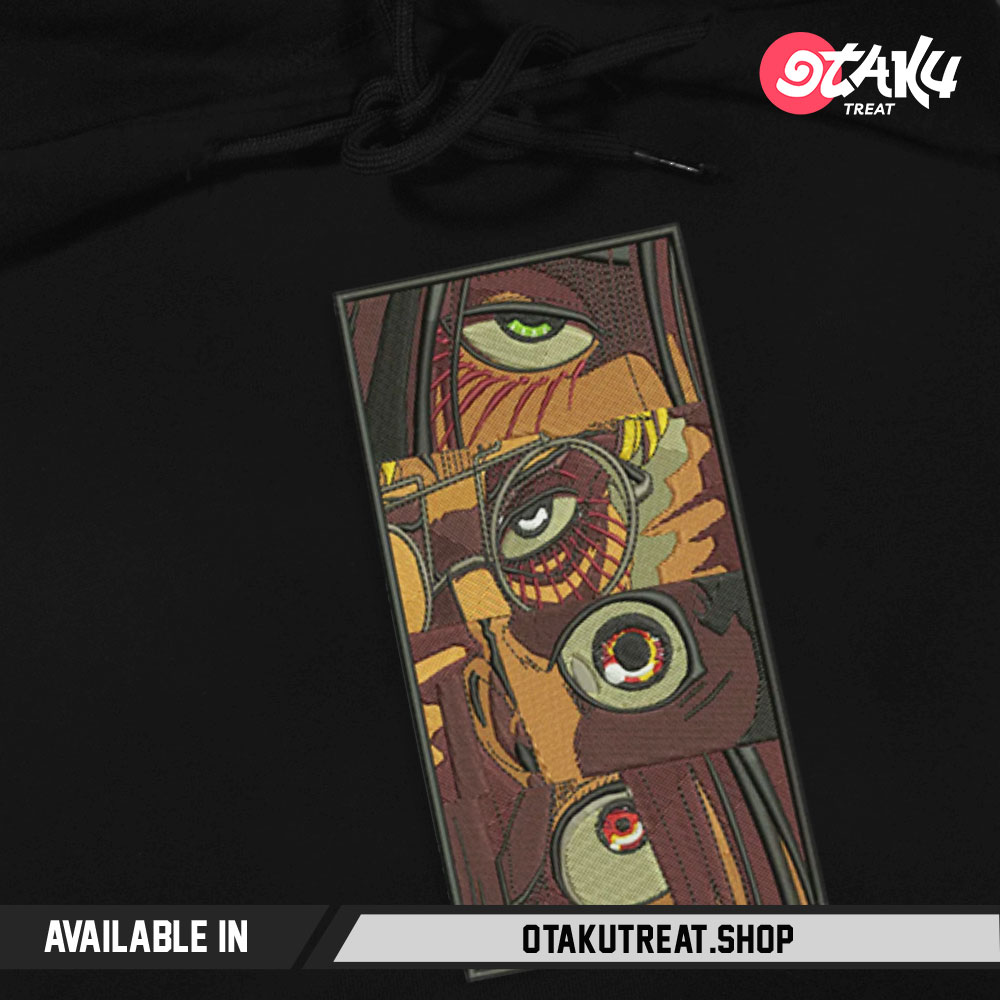 EYE Embroidered Hoodie Sweatshirt 1