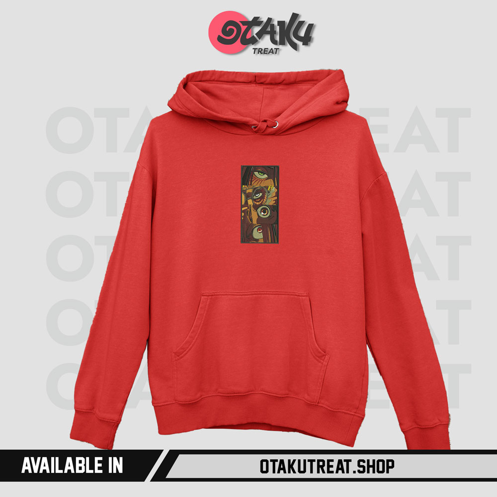 EYE1 Update Color Embroidered Hoodie Sweatshirt 2