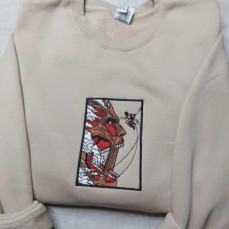 Titan Colossal Embroidered Hoodie / Sweatshirt photo review