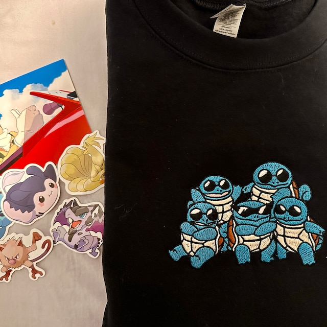 Squirtle Squad PKM Embroidered T-shirt / Hoodie photo review