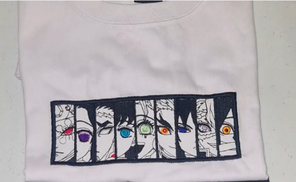 Hashira Kimetsu no Yaiba Embroidered Hoodie / T-shirt photo review