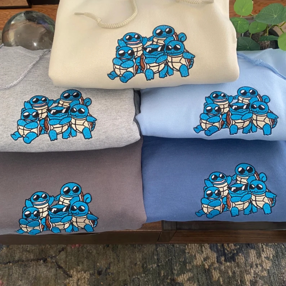 Squirtle Squad PKM Embroidered T-shirt / Hoodie photo review