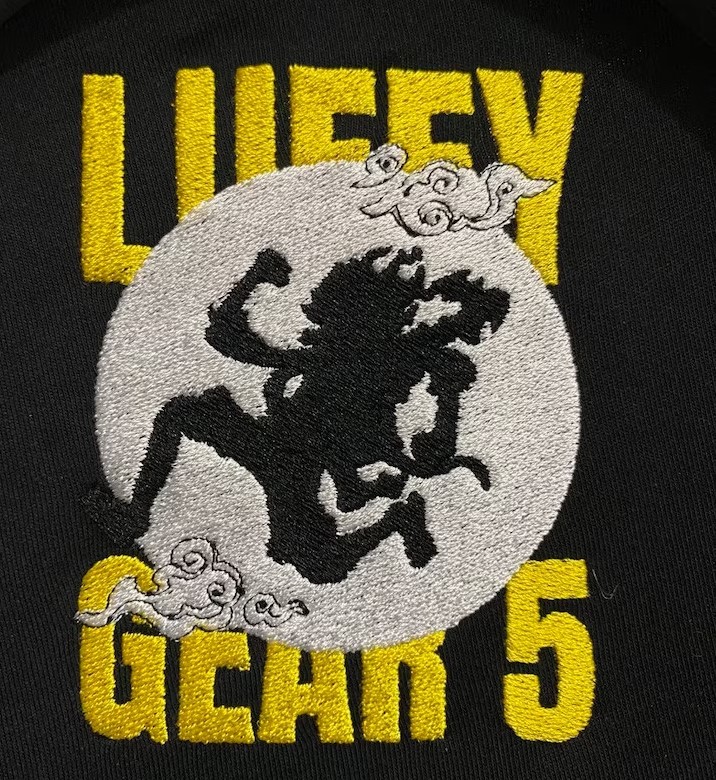 Luffy Nika Embroidered Hoodie / T-shirt photo review